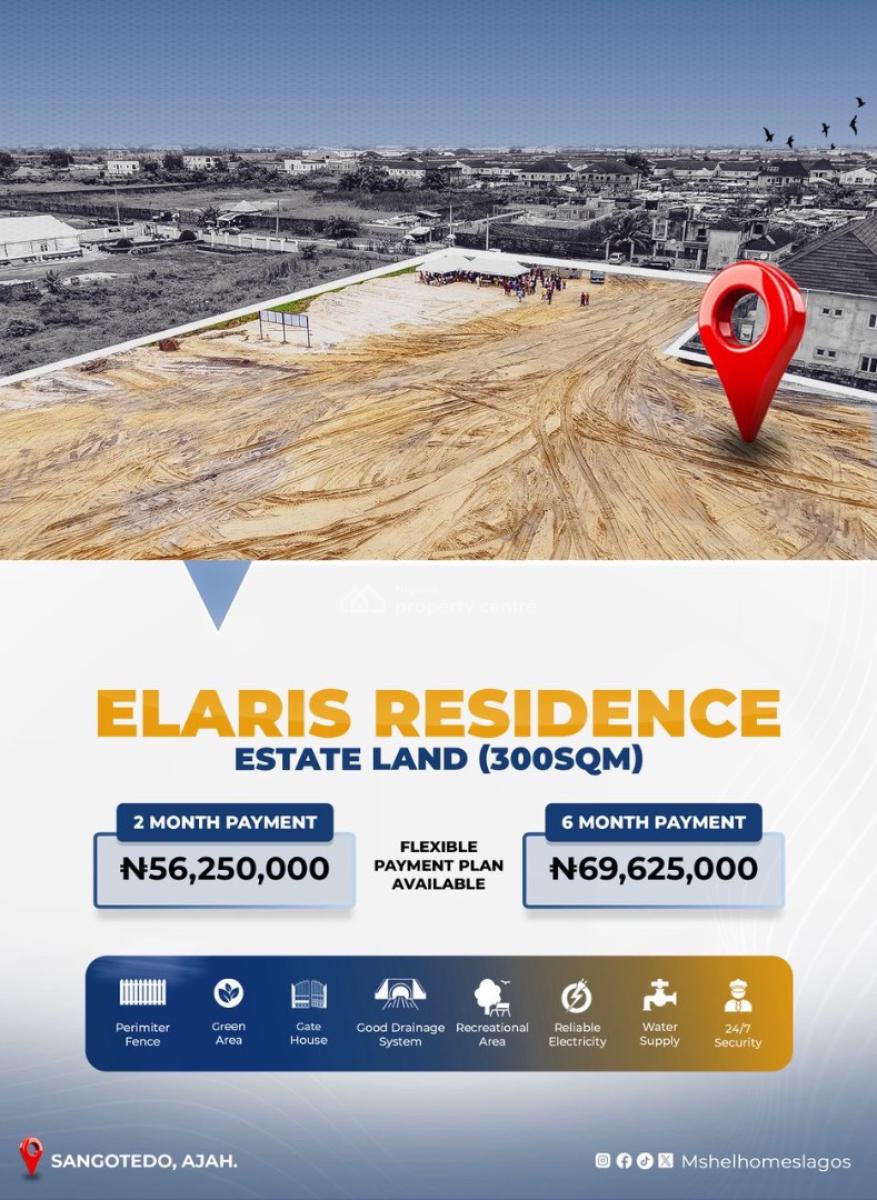 Prime Residential Buy & Build  Land Close to Lagos Business School, Buy and Build Cofo Land with a Payment Plan Close to Lbs, Sangotedo, Ajah, Lagos, Residential Land for Sale
