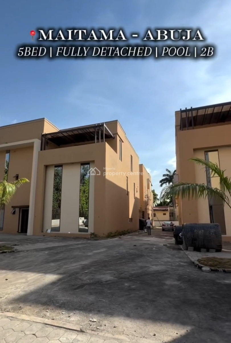 Brand New 5bedroom Fully Detached Duplex with Bq, Maitama District, Abuja, Detached Duplex for Sale