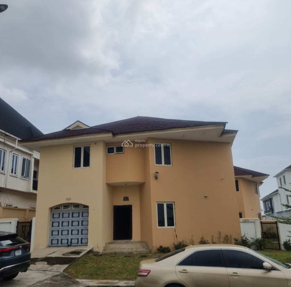 Big 5 Bedroom Detach House Duplex + Bq, Melrose Park Estate, By (vgc), Beside Heyden Filling Station, Lekki, Vgc, Lekki, Lagos, Detached Duplex for Sale