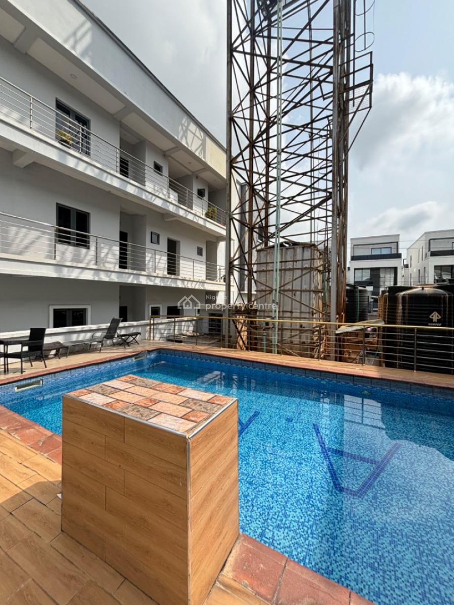 Lovely 1 Bedroom Apartment with Pool and Gym, Ikota Gra, Ikota, Lekki, Lagos, Flat / Apartment Short Let