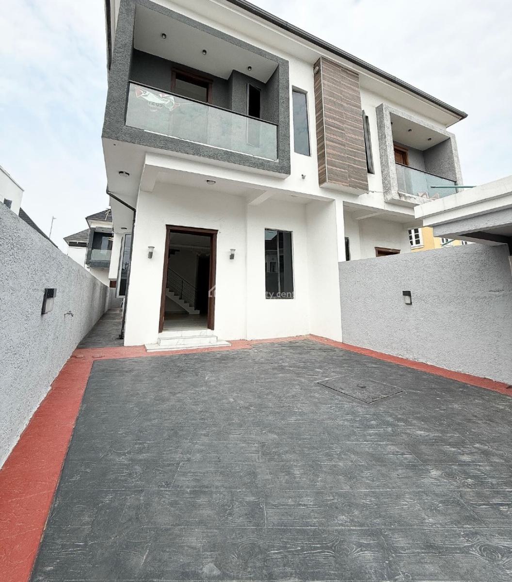 Lovely 4 Bedroom Semi Detached Duplex with Bq, Chevron, Lekki, Lagos, Semi-detached Duplex for Sale