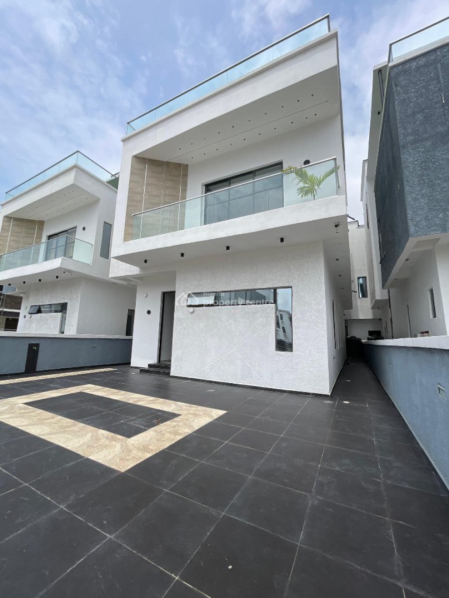 Stunning 5 Bedroom Detached  with Cinema, Pool,  Open Terrace, Kitchen, Osapa, Lekki, Lagos, Detached Duplex for Sale