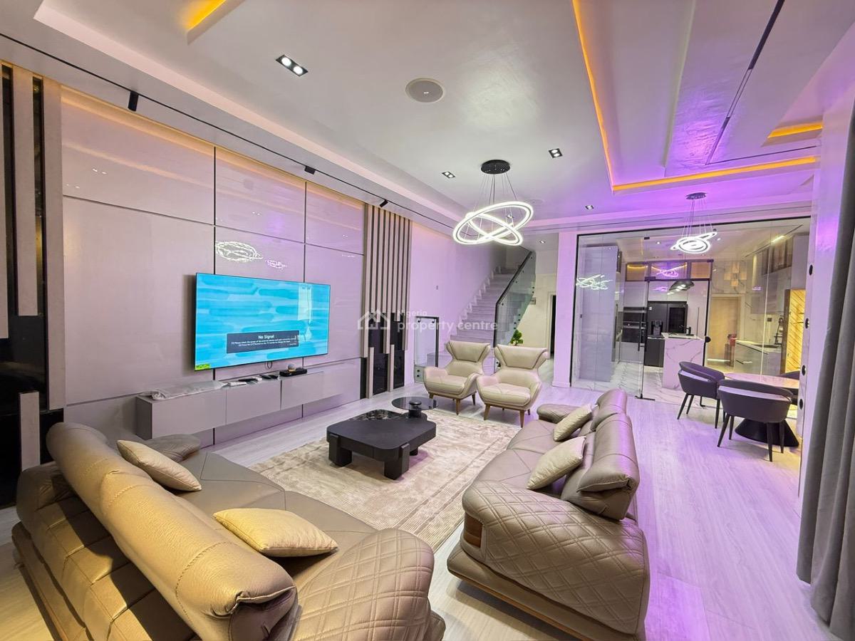 Distress Deal. Exquisite and Beautifully Furnished Spacious Home, Idado Estate, Lekki, Lagos, Semi-detached Duplex for Sale