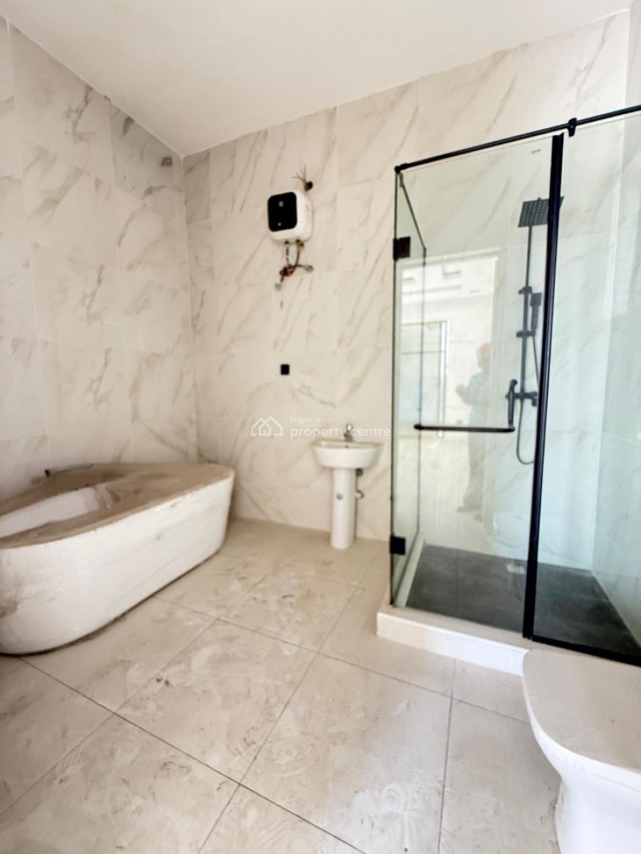 Most Affordable 4 Bedroom Terraced Duplex with Bq in a Serene Environm, Osapa, Lekki, Lagos, Terraced Bungalow for Sale