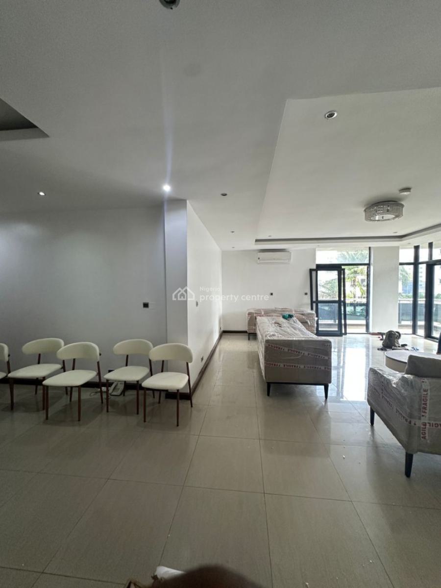 Luxury 3-bedroom Furnished Apartment with a Study Room, Ikoyi, Lagos, Flat / Apartment for Rent