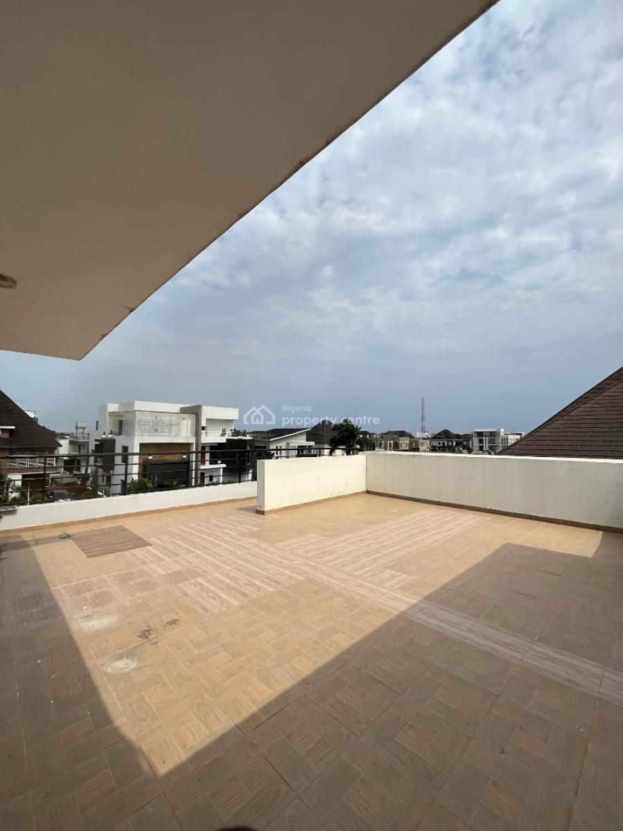 Massively Finished 7bedroom Fully Detached Duplex  with Two Massive Bq, Pinnock Beach Estate, Osapa, Lekki, Lagos, Detached Duplex for Sale