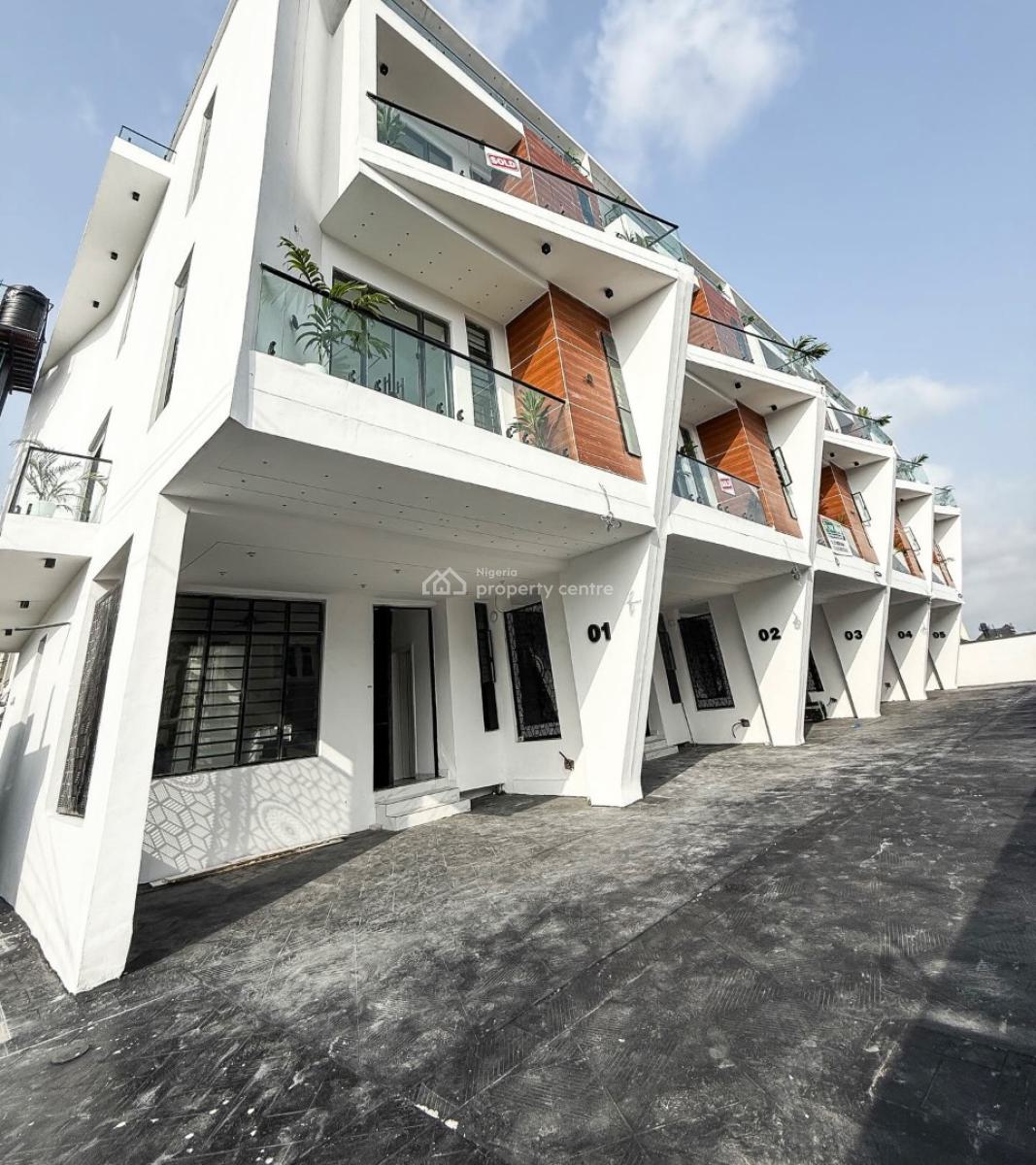 Lovely 4 Bedroom Terrace Duplex with Swimming Pool and Bq, Ikate, Ikate, Lekki, Lagos, Terraced Duplex for Sale