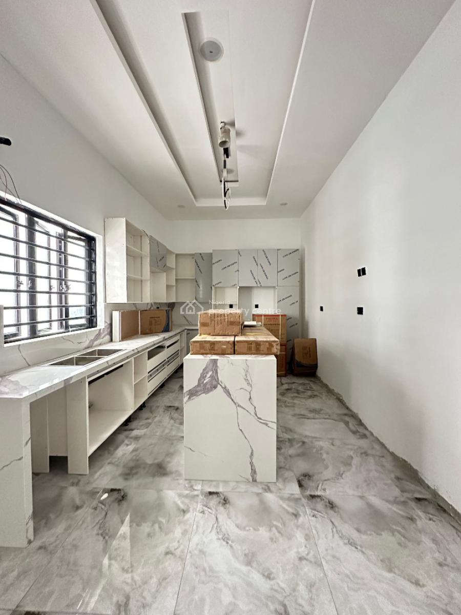 Contemporary Spacious 5 Bedroom Fully Detached Duplex with Bq, Osapa, Lekki, Lagos, Detached Duplex for Sale