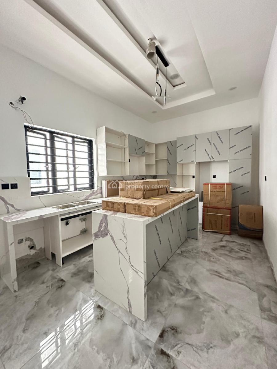 Contemporary Spacious 5 Bedroom Fully Detached Duplex with Bq, Osapa, Lekki, Lagos, Detached Duplex for Sale