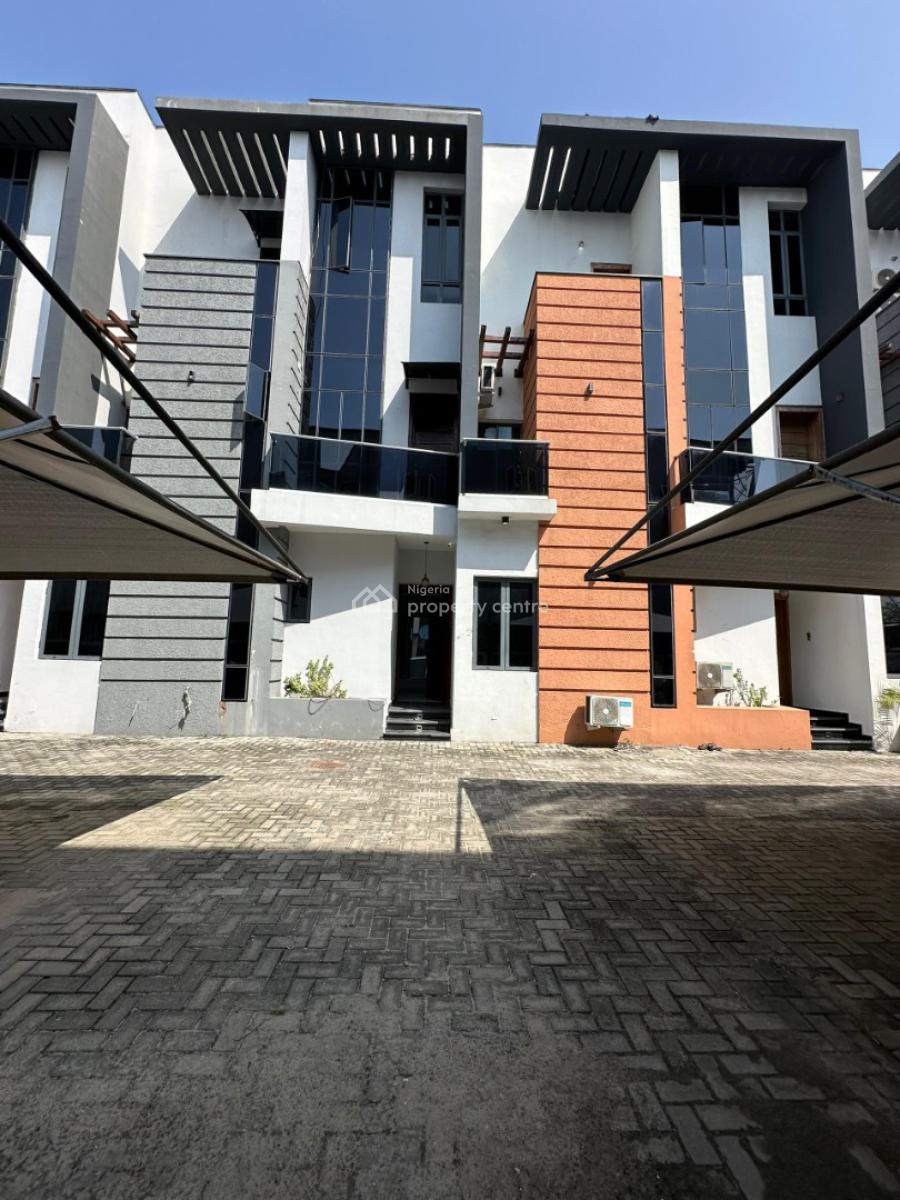 Well Finished Self-serviced 4 Bedroom Terrace with a Room Bq, Ikate Elegushi, Lekki, Lagos, Terraced Duplex for Sale