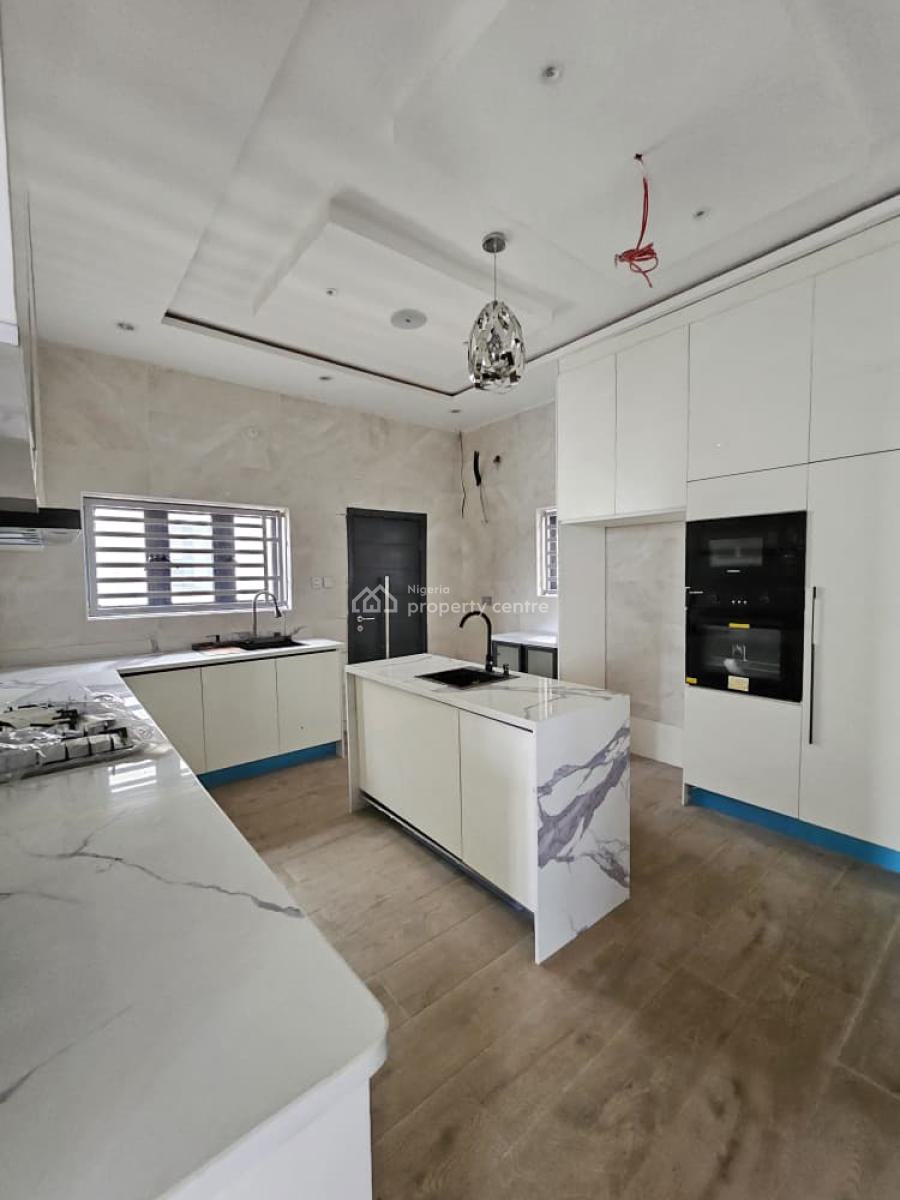 5 Bedroom with Bq, 2 Floors, Rooftop Terrace and Office Space/gym Room, Osapa, Lekki, Lagos, Detached Duplex for Sale