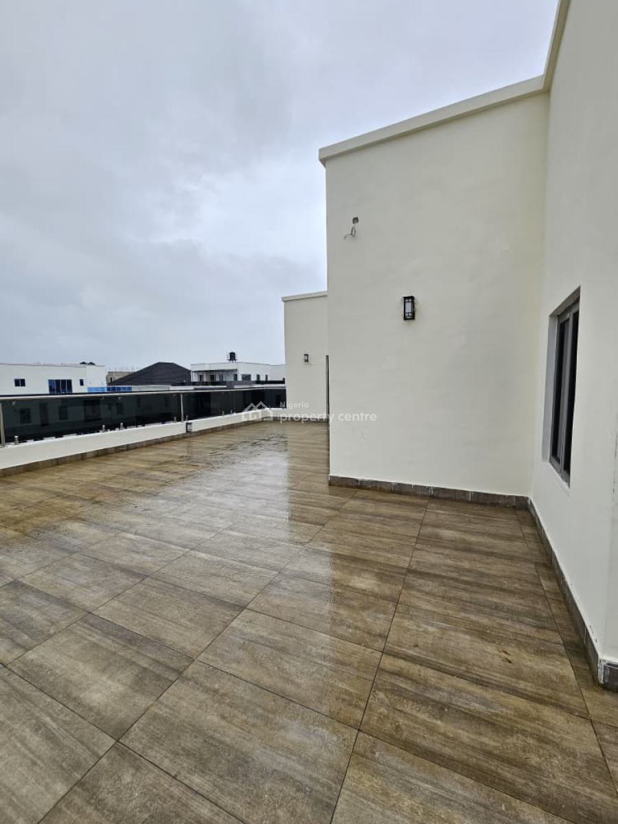 5 Bedroom with Bq, 2 Floors, Rooftop Terrace and Office Space/gym Room, Osapa, Lekki, Lagos, Detached Duplex for Sale