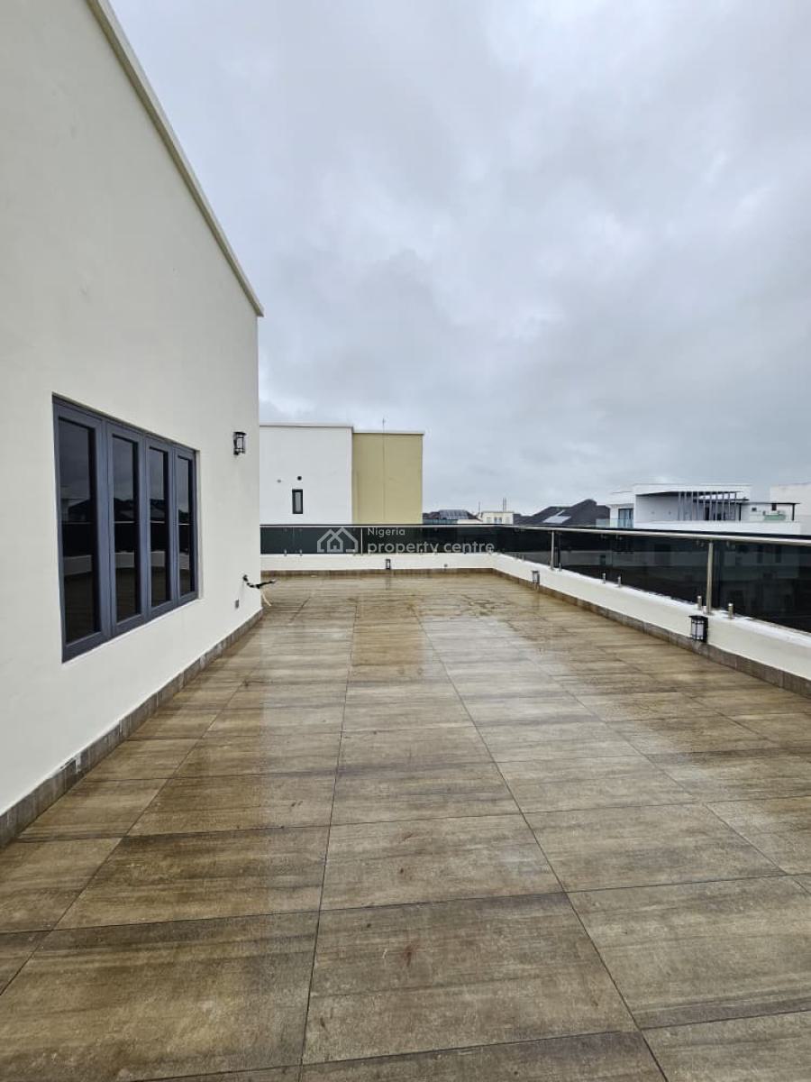 5 Bedroom with Bq, 2 Floors, Rooftop Terrace and Office Space/gym Room, Osapa, Lekki, Lagos, Detached Duplex for Sale