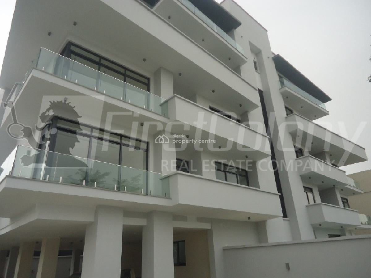 Ample Pent-floor 4 Bedroom Luxury Apartment with Great Facilities, Banana Island, Ikoyi, Lagos, Flat / Apartment for Rent