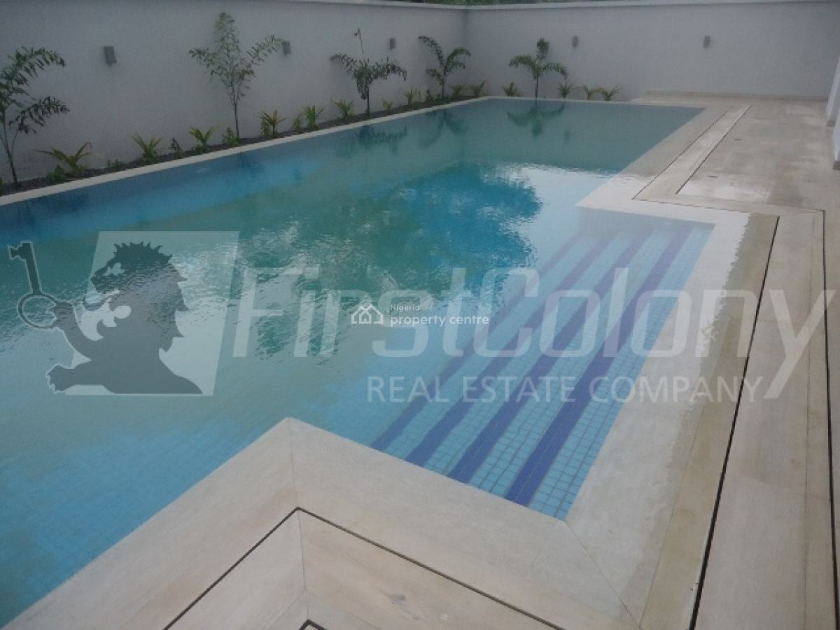 Ample Pent-floor 4 Bedroom Luxury Apartment with Great Facilities, Banana Island, Ikoyi, Lagos, Flat / Apartment for Rent