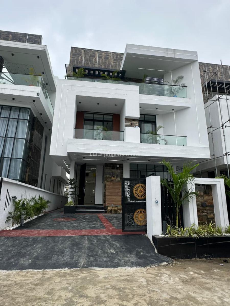 Contemporary 6 Bedroom Fully Detached, Smart Home, Fitted Kitchen, Water Heater, Parking Space , Good Estate, Lekki, Lagos, Detached Duplex for Sale