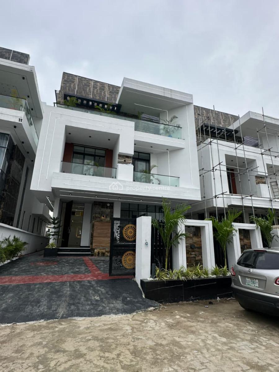 Contemporary 6 Bedroom Fully Detached, Smart Home, Fitted Kitchen, Water Heater, Parking Space , Good Estate, Lekki, Lagos, Detached Duplex for Sale