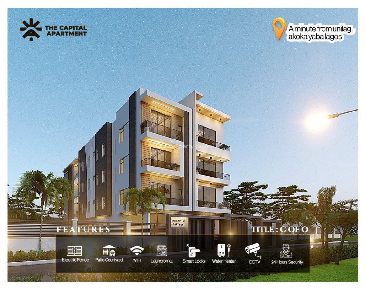 Luxury Cash Generating Apartment with Flexible Payment Plan, Make 10m Annually From Capital Apartments,1min From Unilag, Yaba, Lagos, Block of Flats for Sale