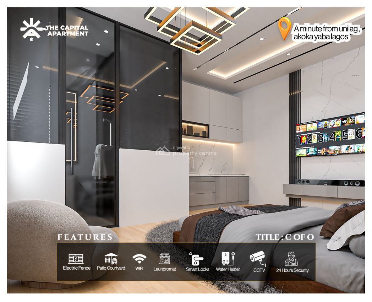 Luxury Cash Generating Apartment with Flexible Payment Plan, Make 10m Annually From Capital Apartments,1min From Unilag, Yaba, Lagos, Block of Flats for Sale