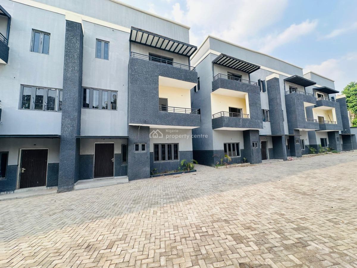 a Brand New 4-bedroom Terrace Duplex + 1bq, Wuse District Abuja ( Video Is Attached), Wuse, Abuja, Terraced Duplex for Sale