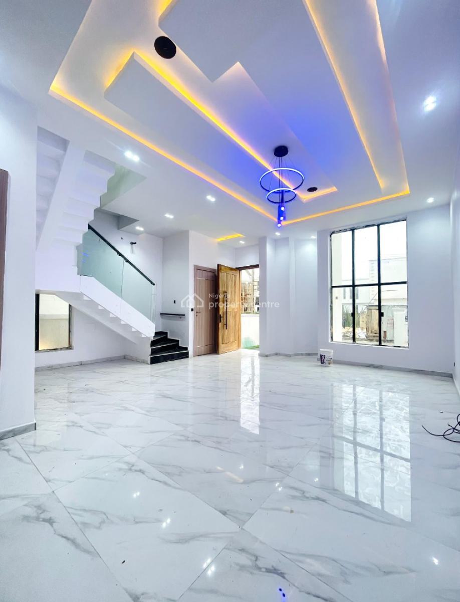 Amazing 4 Bedroom Duplex with a Bq and a Pool, Chevron, Lekki, Lagos, House for Sale