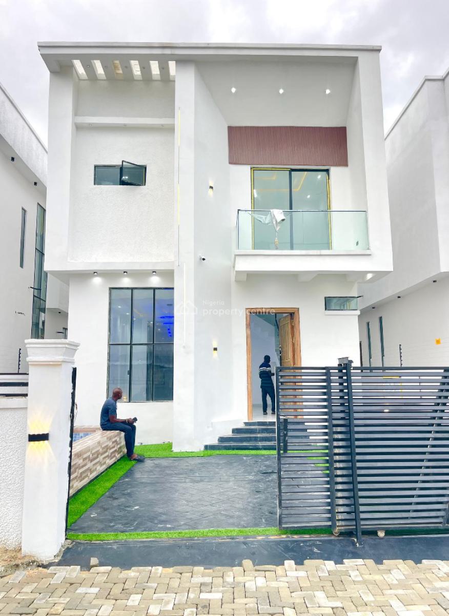 Amazing 4 Bedroom Duplex with a Bq and a Pool, Chevron, Lekki, Lagos, House for Sale