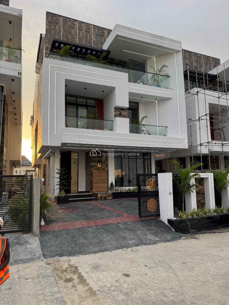 Spacious 6 Bedroom Duplex with a Pool,bq,cinema, Chevron, Lekki, Lagos, House for Sale