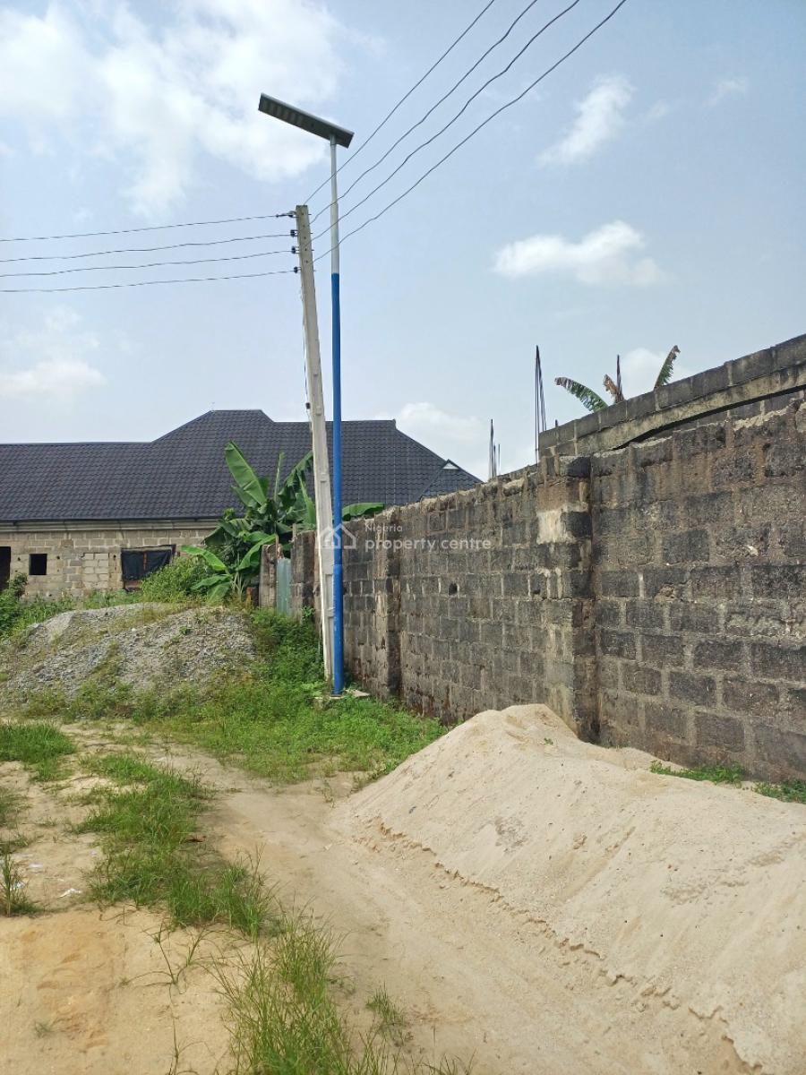 Well- Situated 1 Plot of Land, Rumuokparali, Nta Road, Port Harcourt, Rivers, Residential Land for Sale