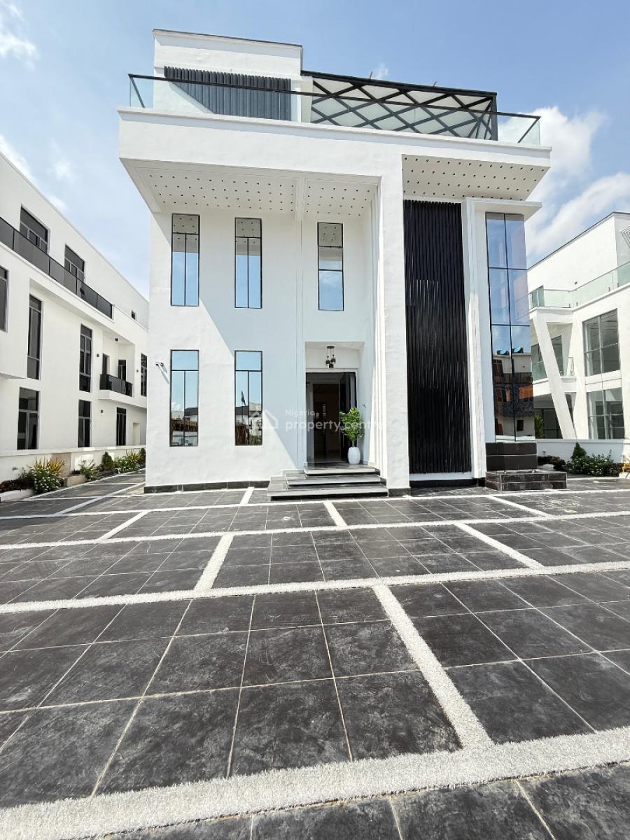 Exquisitely Built 5 Bedroom Detached with Cinema, Rooftop Terrace ,poo, Osapa, Lekki, Lagos, Detached Duplex for Sale