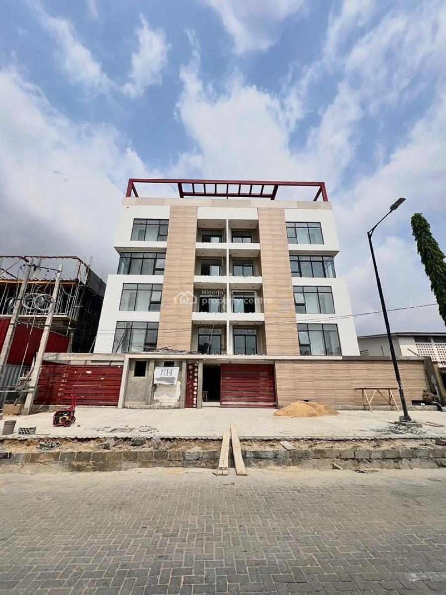 Lovely  3-bedroom Apartment with Bq, Elevator, Rooftop Terrace,rooftop, Lekki Phase 1, Lekki, Lagos, Block of Flats for Sale