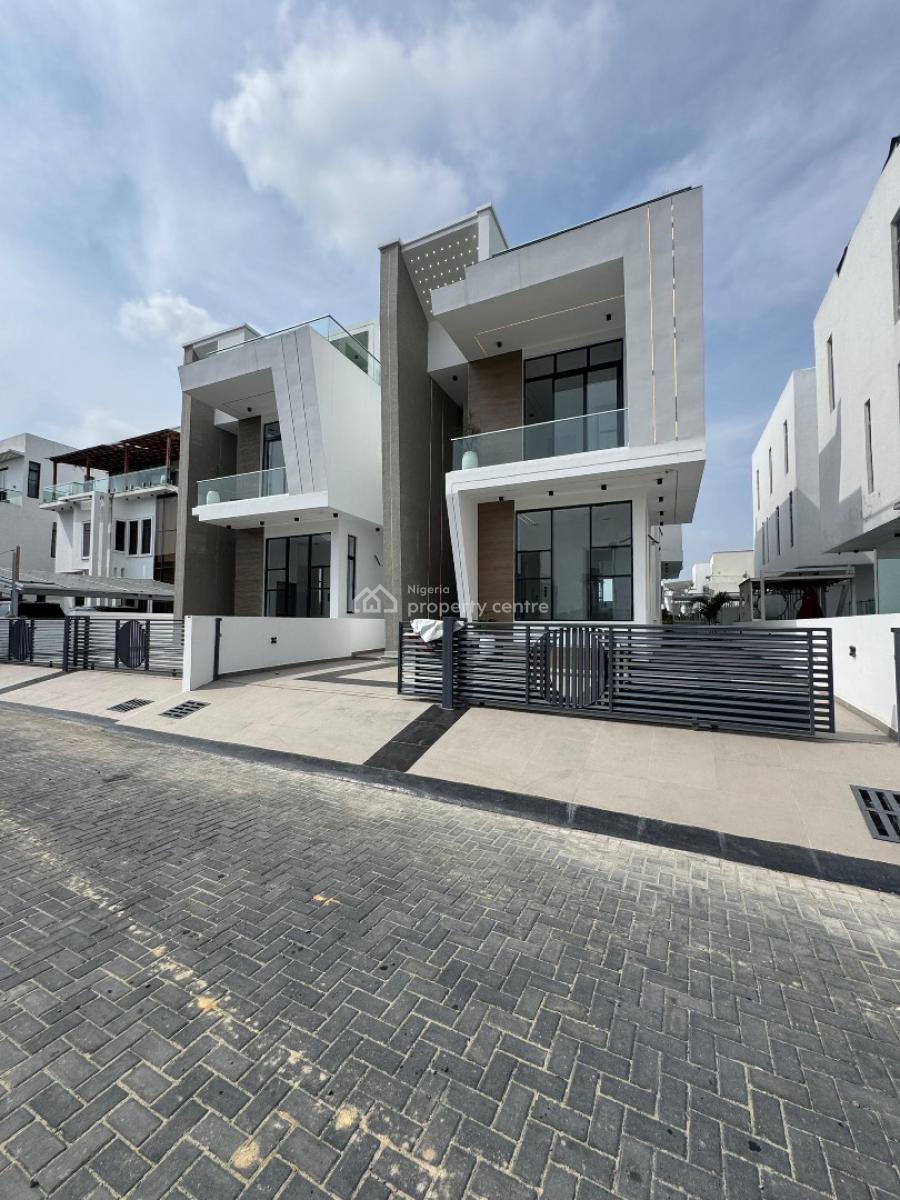 Gigantic 5 Bedroom Detached Duplex with Rooftop, Cinema, Bq & Pool, Magnetic 5 Bedroom Fully Detached Duplex with Bq, Pool & Cinema, Osapa, Lekki, Lagos, Detached Duplex for Sale