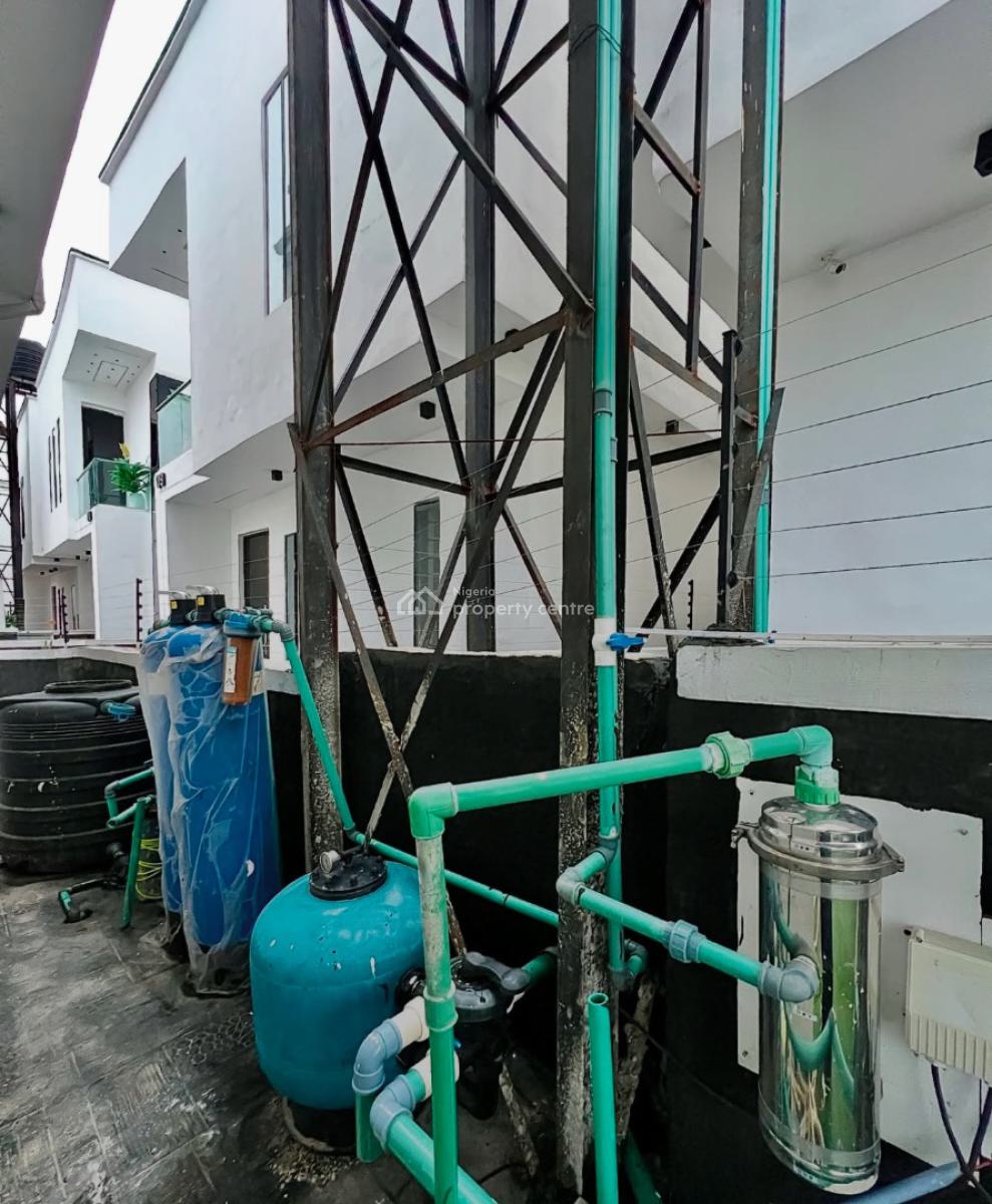 Contempora4 Bedroom Fully Detached Duplex with Swimming Pool, with Bq, Ikota, Lekki, Lagos, Detached Duplex for Rent