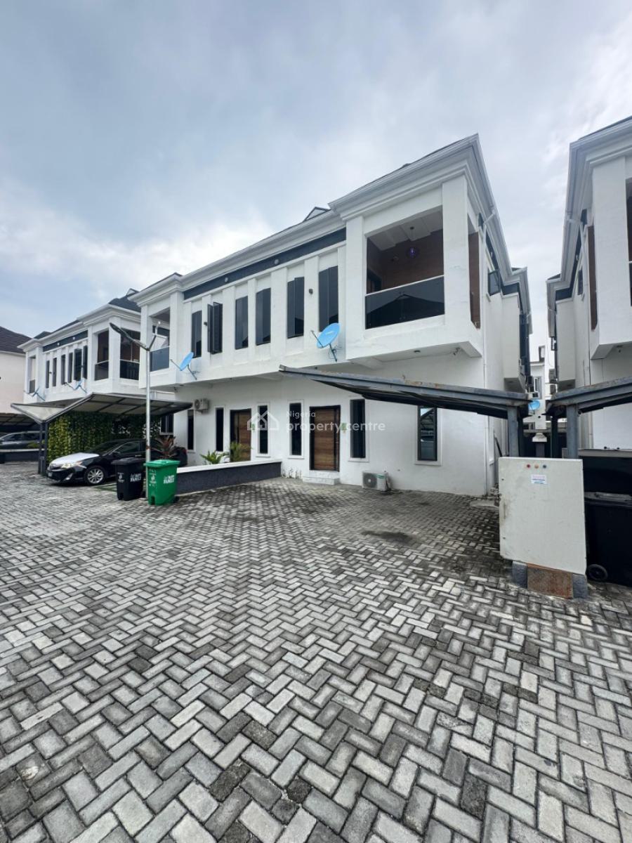 Fantastic 4 Bedroom Semi-detached Duplex with Bq, Chevron Toll Gate, Orchid Road, Lekki, Lagos, Semi-detached Duplex for Rent