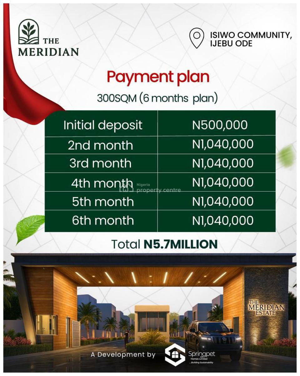 The Meridian, Isawo, Ikorodu, Lagos, Land for Sale
