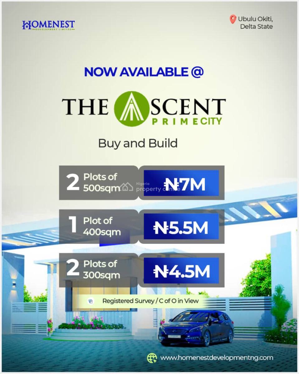 Land in a Good Location, Ascent Prime City, Asaba, Delta, Residential Land for Sale