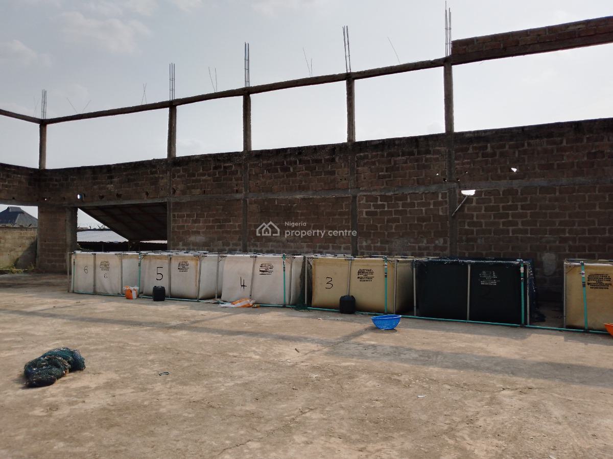 Uncompleted Commercial Factory Warehouse., Obaran Road By Ofada Round About Mowe., Mowe Ofada, Ogun, Factory for Sale