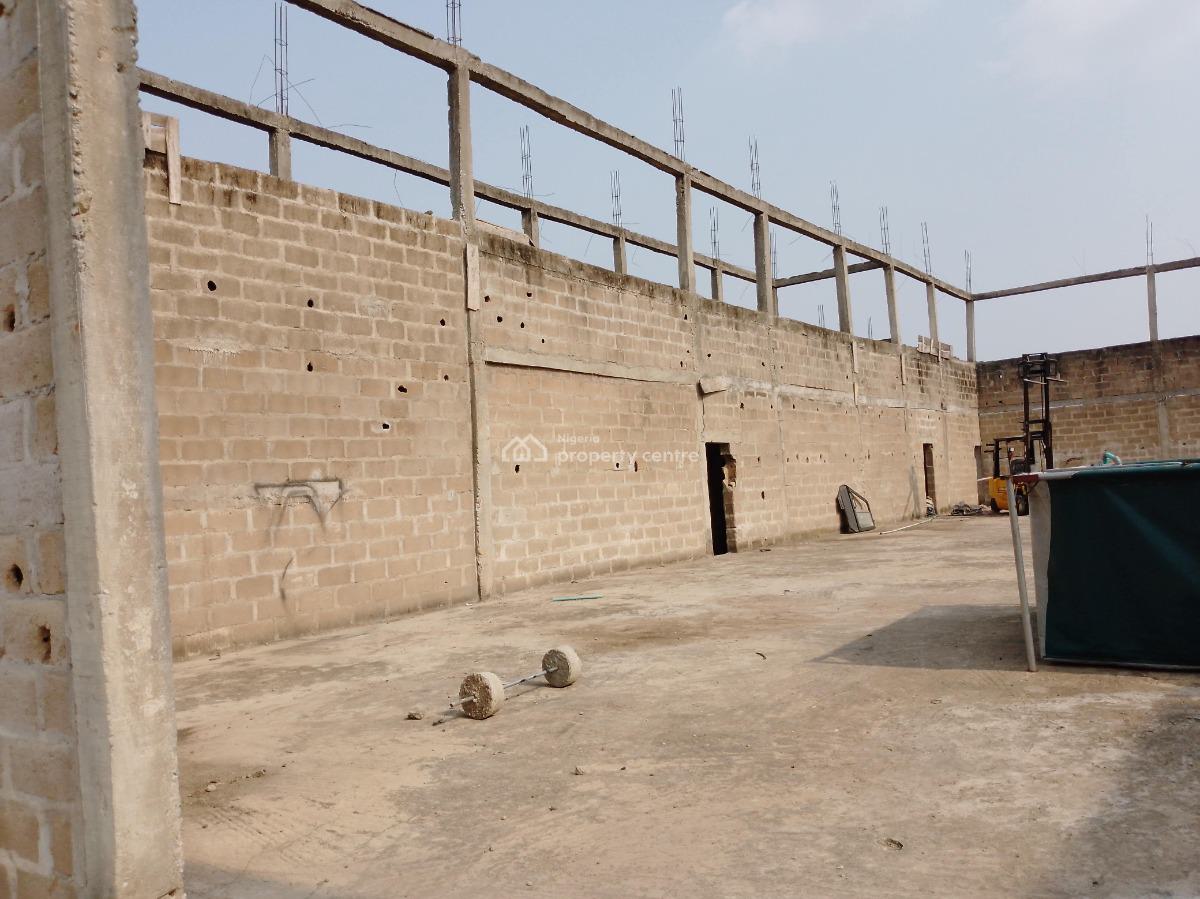 Uncompleted Commercial Factory Warehouse., Obaran Road By Ofada Round About Mowe., Mowe Ofada, Ogun, Factory for Sale