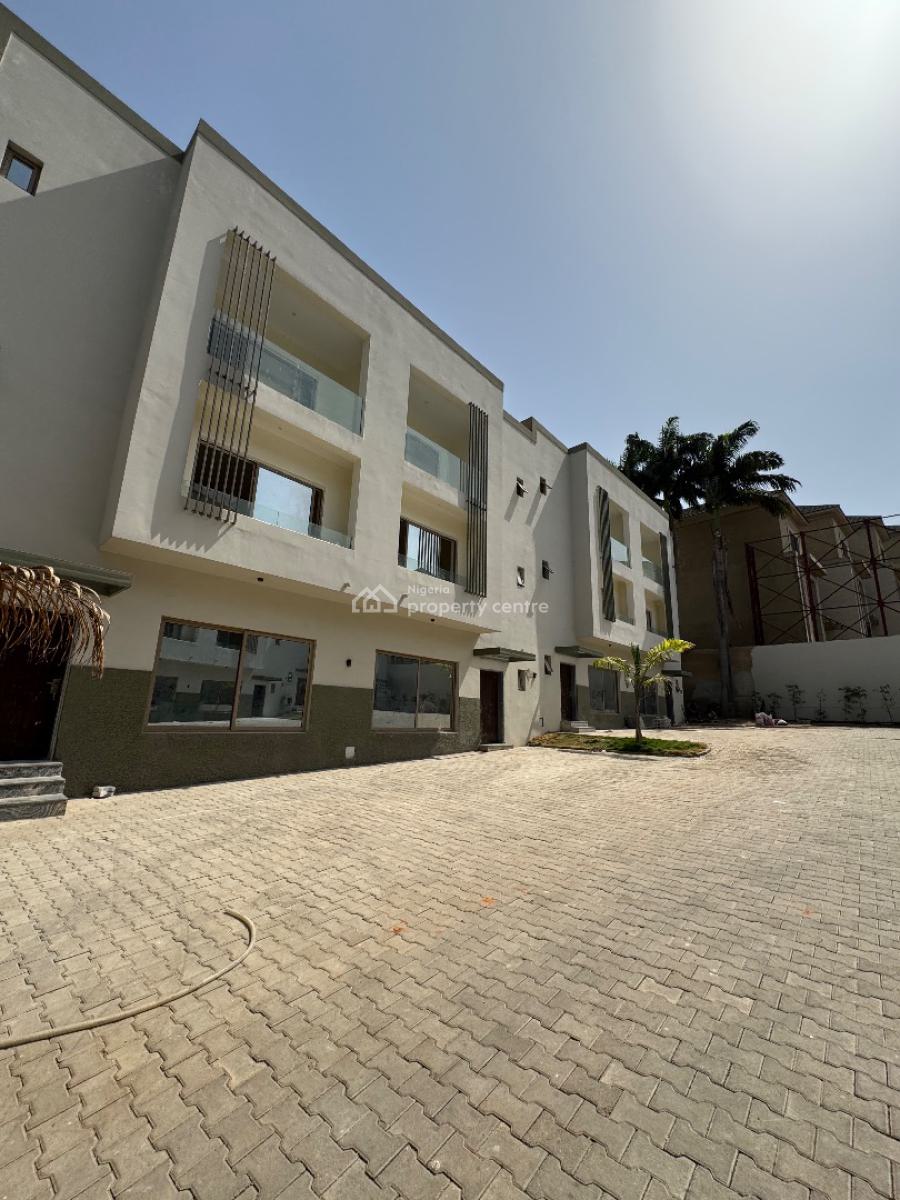 Newly Built and Well Spacious 4bedrooms Terrace Duplex with Bq, Maitama, Maitama District, Abuja, Terraced Duplex for Rent