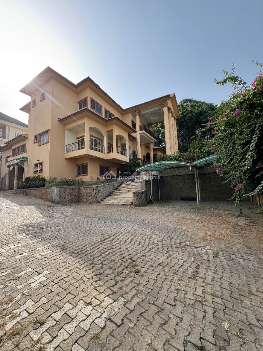 Well Spacious 6bedrooms Detached Duplex with 2rooms Bq, Maitama Main, Maitama District, Abuja, Detached Duplex for Rent