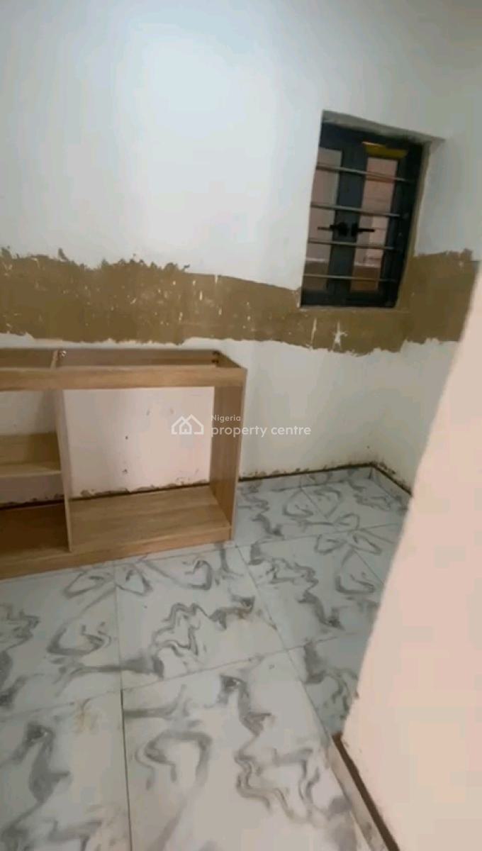 Newly Built Studio Apartment All Tilled Pop N Kitchen Cabs in a Well S, Off Odunsi Street, Bariga, Shomolu, Lagos, Self Contain (single Rooms) for Rent