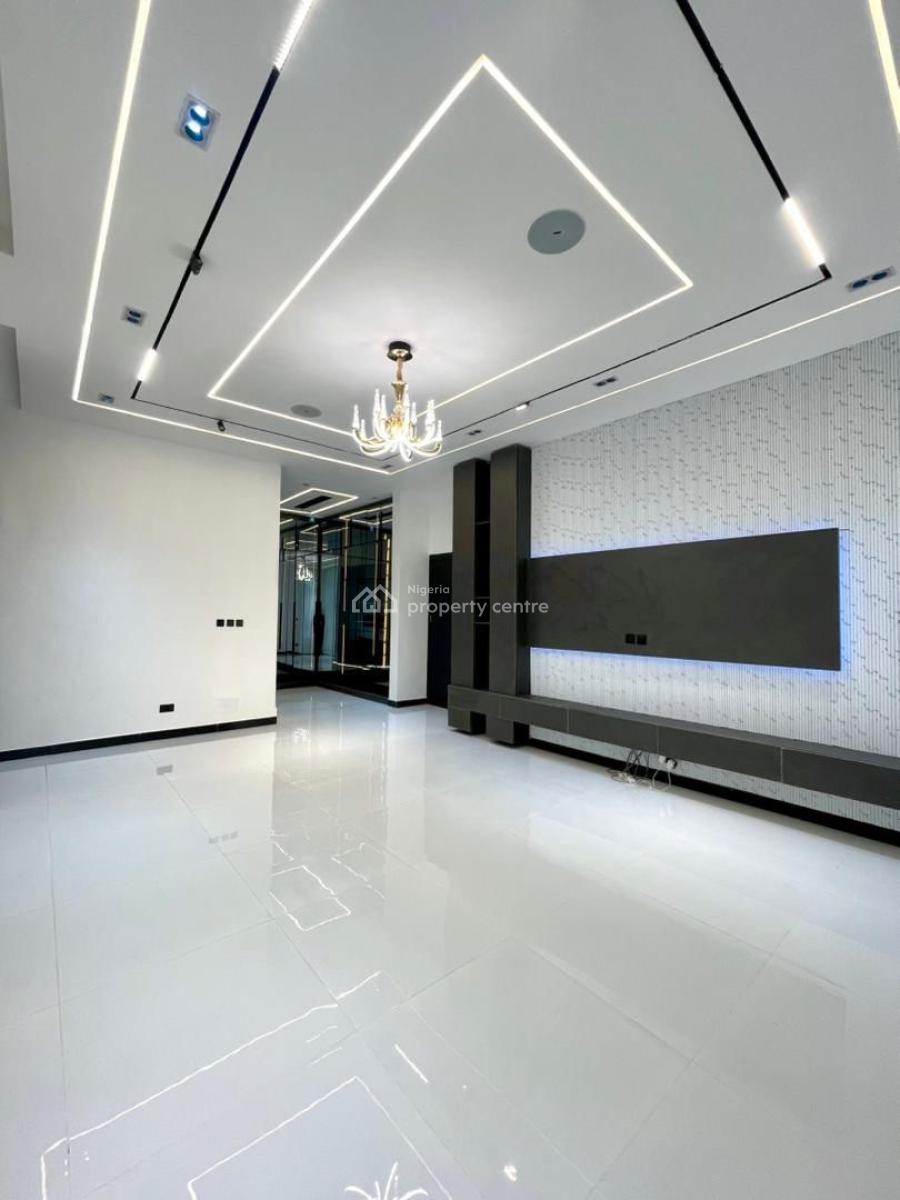 Outstanding 5 Bed Detached Smart Home with Cinema, Gym, Water Fountain, Chevron, Lekki, Lagos, Detached Duplex for Sale