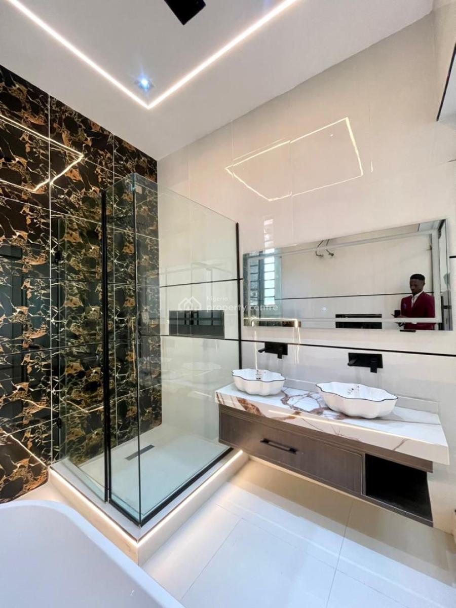 Outstanding 5 Bed Detached Smart Home with Cinema, Gym, Water Fountain, Chevron, Lekki, Lagos, Detached Duplex for Sale