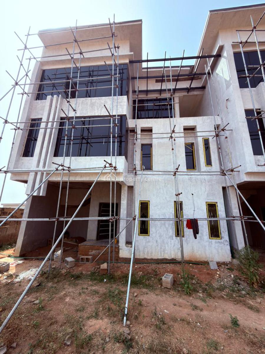 Solidly Built 4 Bedroom Terrace Duplex, Katampe Extension, Katampe, Abuja, Terraced Duplex for Sale