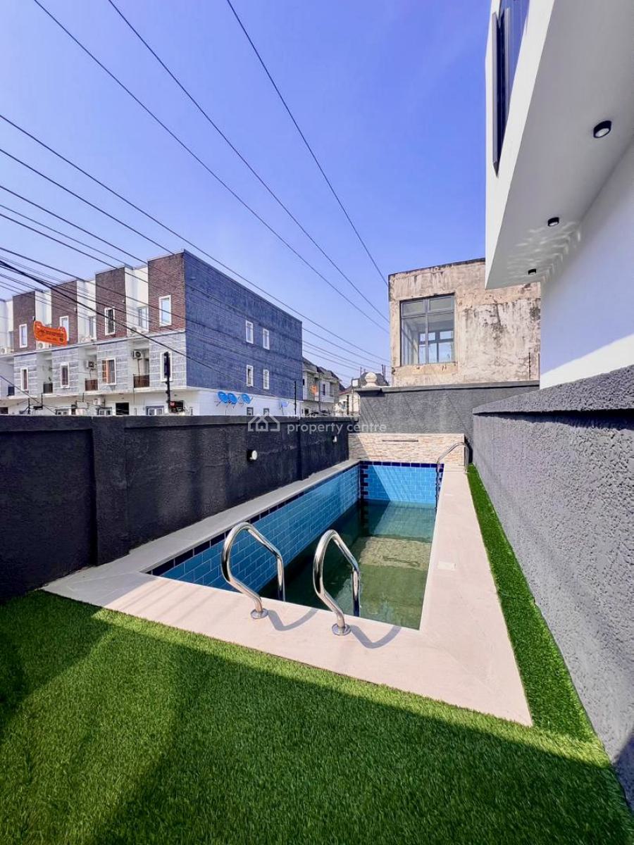 Newly Built & Modern 4-bedroom Terrace Duplex with Bq & Swimming Pool, Osapa, Lekki, Lagos, Terraced Duplex for Sale