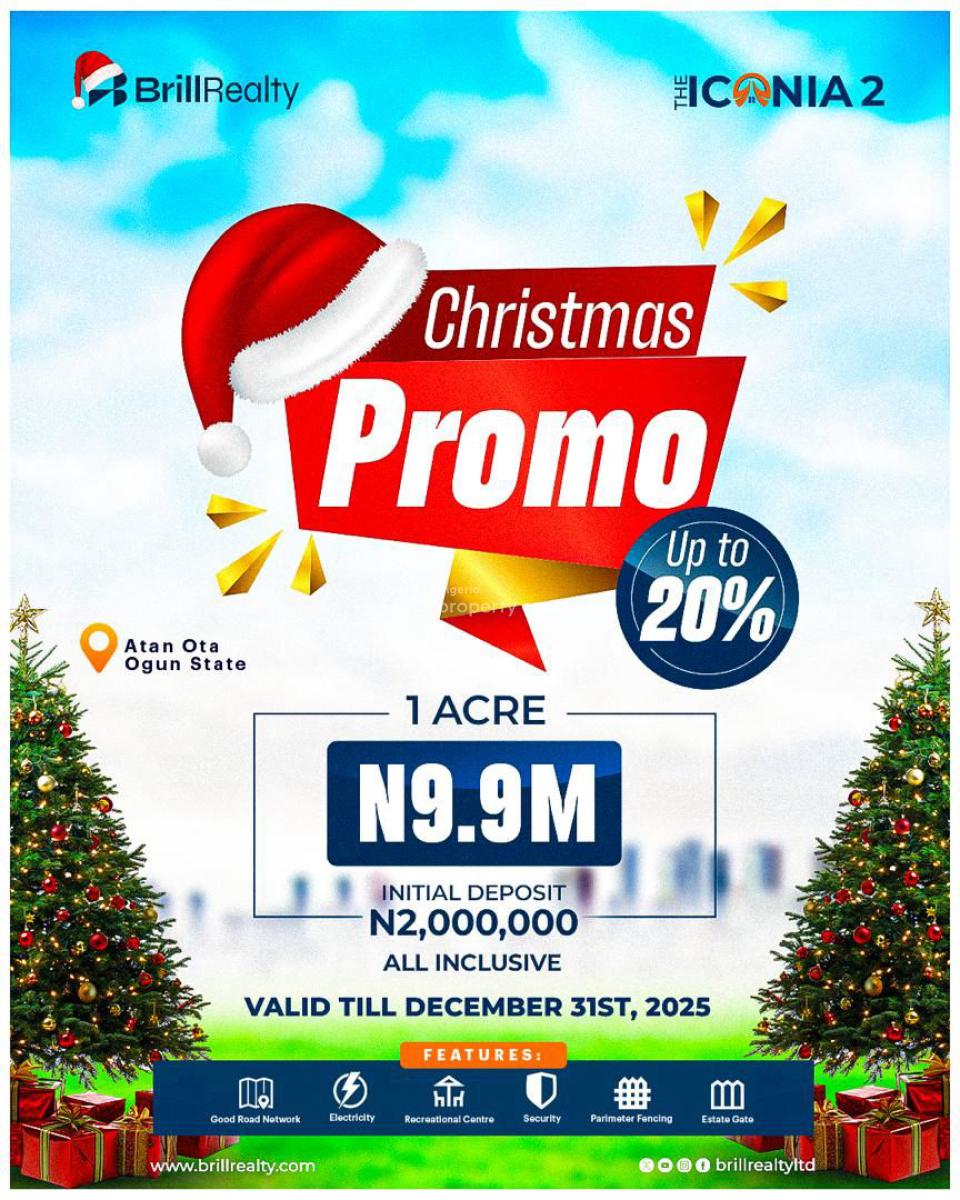 Affordable and Secured Estate with Registered Survey, Top Notch Premium Luxury Estate Buy Now It Is Cheap, Atan Ota, Ado-odo/ota, Ogun, Residential Land for Sale