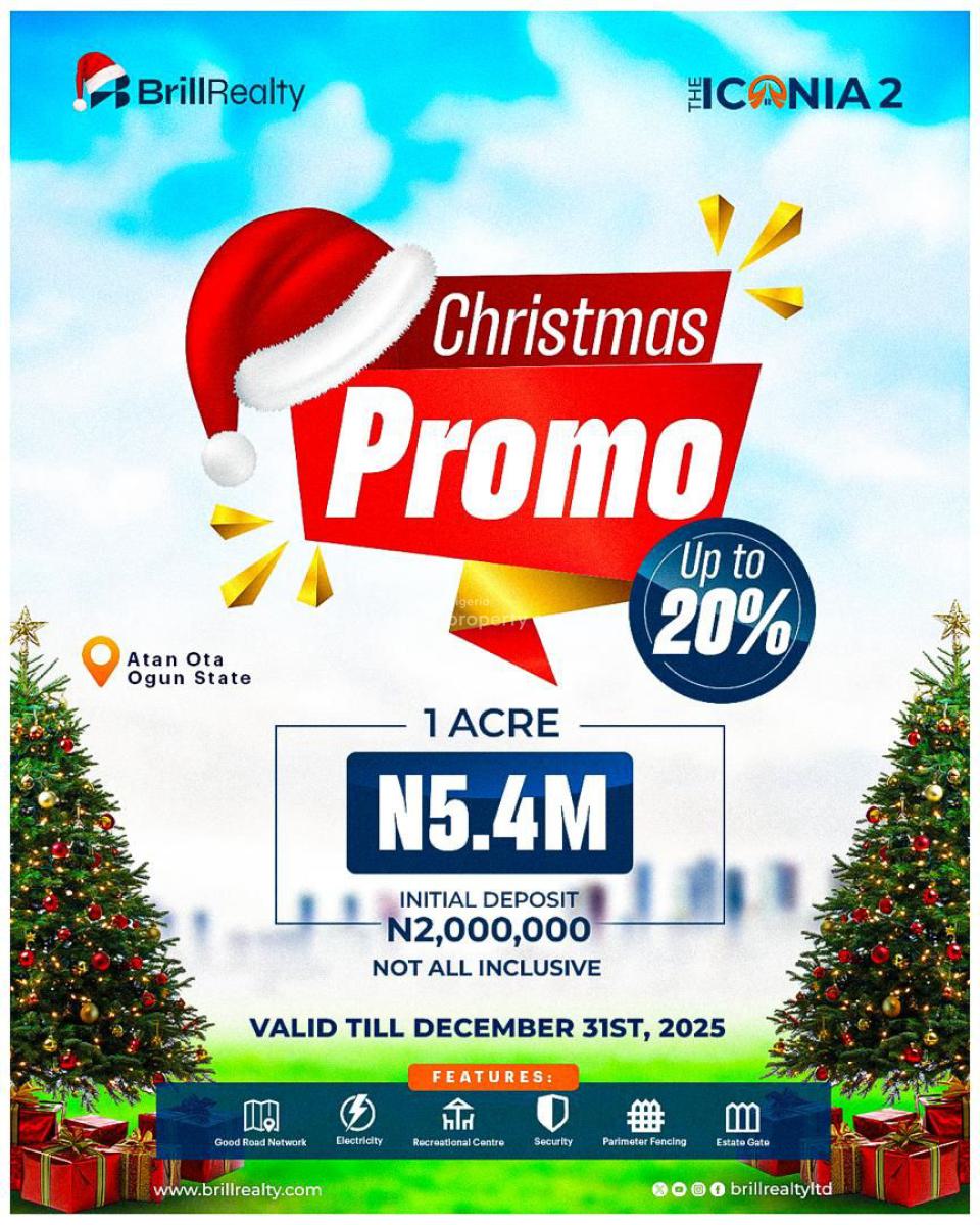 Affordable and Secured Estate with Registered Survey, Top Notch Premium Luxury Estate Buy Now It Is Cheap, Atan Ota, Ado-odo/ota, Ogun, Residential Land for Sale