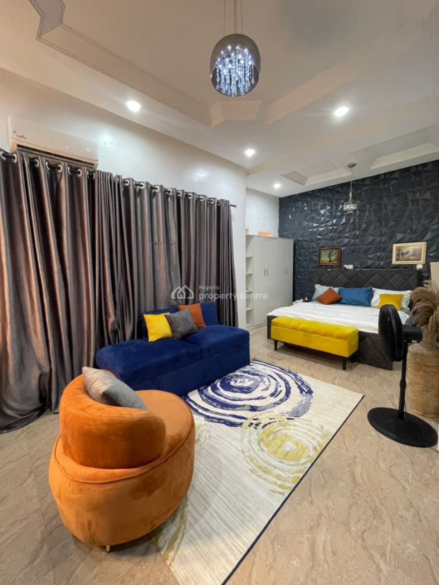 Luxuriously Furnished Studio Apartment, Chevron, Lekki Phase 2, Lekki, Lagos, Flat / Apartment for Rent