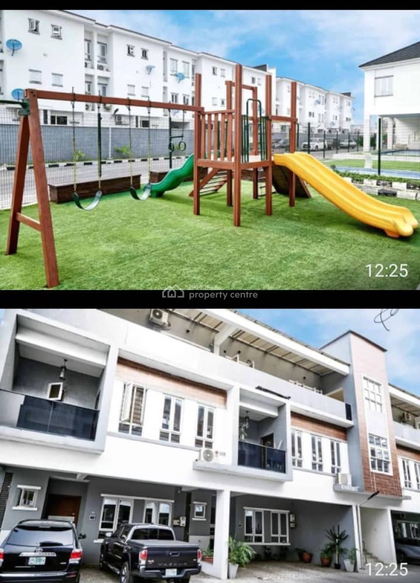 Well Maintained 3 Bedroom Terrace House with One Bedroom Bq, Off Nike Art Gallery, Ikate, Lekki, Lagos, Terraced Duplex for Sale