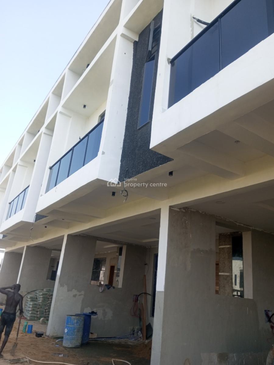 Newly Built 3 Bedroom Terrace Duplex, By General Paint, Ajah, Lagos, Terraced Duplex for Sale