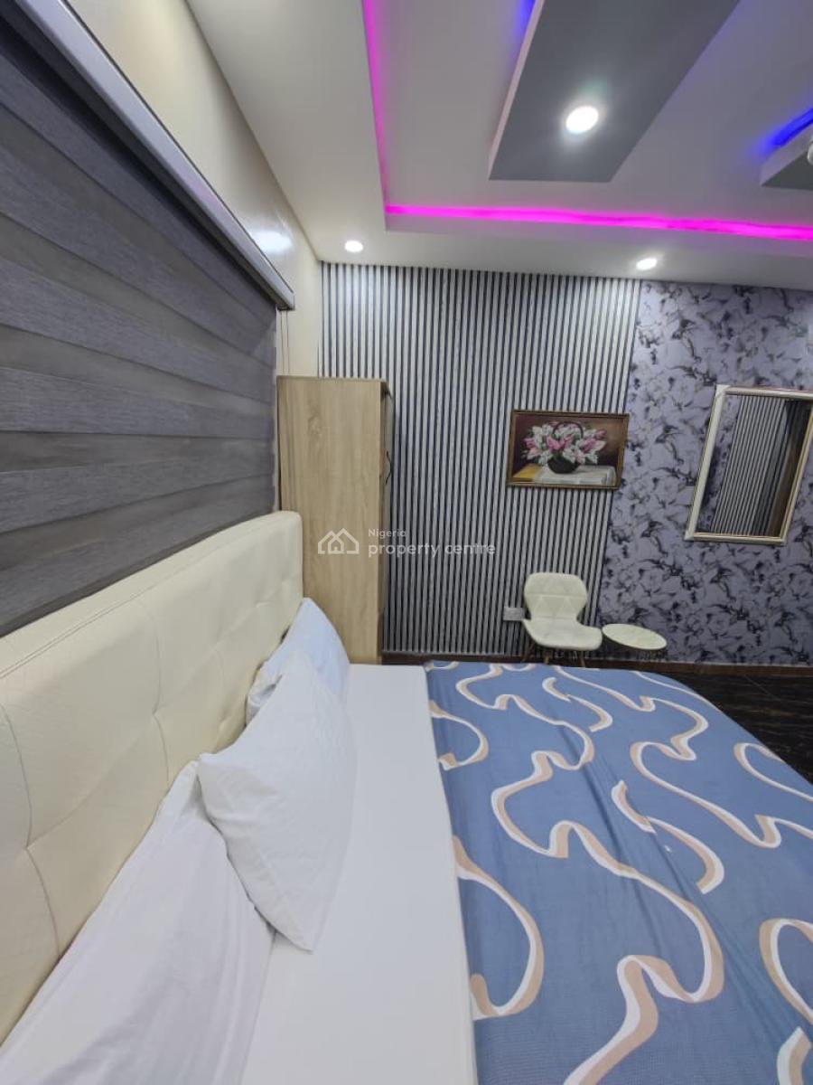Luxury 1bedroom Apartment with Great Amenities, Emina Crescent Off Toyin Allen Ikeja, Allen, Ikeja, Lagos, Flat / Apartment Short Let